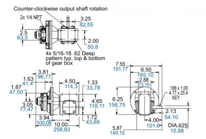 Product Dimensions (inches, mm)