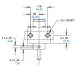 Product Dimensions (inches, mm)